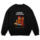 MAiのヒーローになりたいネコ Crew Neck Sweatshirt