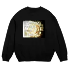 とんたんとかんたんの窯変スウェット（ブラック） Crew Neck Sweatshirt