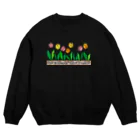 sari'sのThe blooming tulip flowers Crew Neck Sweatshirt