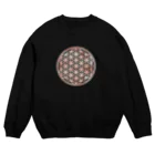 神聖幾何学屋のモルガナイト Crew Neck Sweatshirt