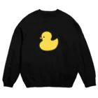 マメっぴーのアヒルさんスウェット Crew Neck Sweatshirt