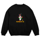 おバカなロバと仲間たちのおバカなロバ&コマル Crew Neck Sweatshirt