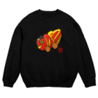 ももよりの鯛車 Crew Neck Sweatshirt