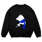 さぎょべあの白くまとマフラー Crew Neck Sweatshirt