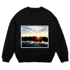 四月馬鹿同盟の「地獄の上も下も春」clear ver. Crew Neck Sweatshirt