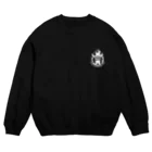 Wiggoのスカルブル［ホワイト］ Crew Neck Sweatshirt