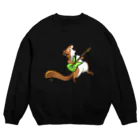 ねずりすSHOPのロックなアメリカアカリス Crew Neck Sweatshirt