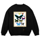 かもの蝶々 Crew Neck Sweatshirt