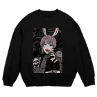 をとり。の兎さん Crew Neck Sweatshirt