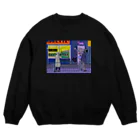 黒メガネのアトリエ(KuromeganesAtlier)の『ポップ･シティ』 Crew Neck Sweatshirt