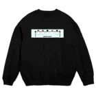 猫部のねこ　pokenyan5　黒猫　ロシアンブルー　ハチワレ　サバトラ　三毛猫 Crew Neck Sweatshirt