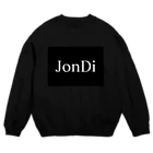 ORACIONのJonDi ロゴスウェット黒C Crew Neck Sweatshirt