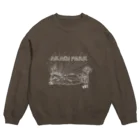 Too fool campers Shop!のAKAGI★park01(白文字) Crew Neck Sweatshirt