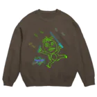 カニホイップの居合斬り河童１ Crew Neck Sweatshirt