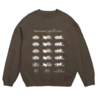 BowWoof Shopの【濃カラー】こいぬシェルティ無防備 Crew Neck Sweatshirt