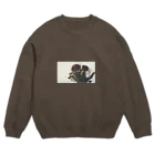 有里まりなの夕暮れのドライフラワー Crew Neck Sweatshirt