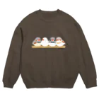 TeaDrop.Cのキンカチョウ Crew Neck Sweatshirt