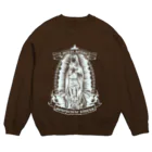 METAL HORSE 金属の馬のMETAL HORSE バイカーマリア ホワイト Crew Neck Sweatshirt