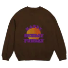 miomioのHAPPY SUNDAY FUNDAY Crew Neck Sweatshirt