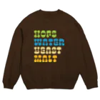 KAWAGOE GRAPHICSのビールの要素 Crew Neck Sweatshirt