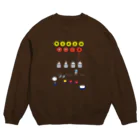 みにゃ次郎の変異株を打ち落とせ！！ Crew Neck Sweatshirt