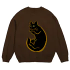 お手紙サポートセンターの【保護猫支援グッズ】あいばちゃんといっしょ Crew Neck Sweatshirt