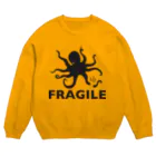 水島ひねのワレモノ注意 Crew Neck Sweatshirt