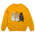 タタナ幻獣館のマヨネーズマスタードケチャップなオオカミ Crew Neck Sweatshirt