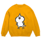 うめだのグッズショップのドヤオカメ　アルビノ Crew Neck Sweatshirt