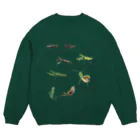 L_arctoaの関東のカマキリ Crew Neck Sweatshirt