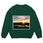 四月馬鹿同盟の「地獄の上も下も春」mysterious ver. Crew Neck Sweatshirt