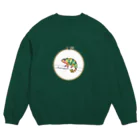 ナッホのフープデザインスウェット　カメレオン Crew Neck Sweatshirt