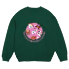 SU-KUのうまひつじさるとりいぬい Crew Neck Sweatshirt