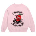 METAL HORSE 金属の馬のMETAL HORSE いちごモンスター Crew Neck Sweatshirt