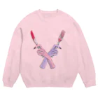 MoJaCoのハラペコ Crew Neck Sweatshirt