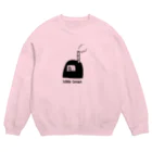 NORA-SAUNAの【絵柄大きめ背景抜け】NORA-SAUNA Crew Neck Sweatshirt