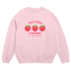 milk❤︎candyのSTRAWBERRY Crew Neck Sweatshirt