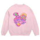 ♡かなえるちゃんハウス♡ の💓ゆめかわちゃん💓 Crew Neck Sweatshirt