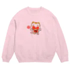 ありがとうの森のニャンキュー Crew Neck Sweatshirt