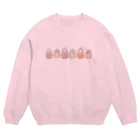 murmur in the SodaのMarbleshkas in line Crew Neck Sweatshirt