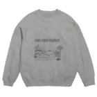 Too fool campers Shop!のAKAGI★park02(黒文字) Crew Neck Sweatshirt