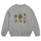 カニホイップのまだ、かたいぞ！！！ Crew Neck Sweatshirt