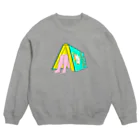 dougaseiseitokoroの足の生えた本 Crew Neck Sweatshirt