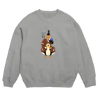 キッズモード某のほっとする家康 Crew Neck Sweatshirt