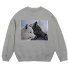 アラスカ野生動物画家きむらけいのLIFE PARTNER Ⅱ Crew Neck Sweatshirt