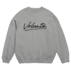 Volante., Inc.のボランチロゴ（ブラック） Crew Neck Sweatshirt