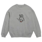 tan45の自己肯定感持てないblack Crew Neck Sweatshirt