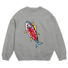 まめのき。のまぐろ部位② Crew Neck Sweatshirt