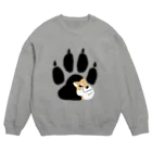 真希ナルセ（マキナル）のちらり柴犬（赤柴） Crew Neck Sweatshirt