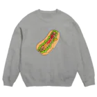 モコジョグラフィックのホットドッグはいかが？ Crew Neck Sweatshirt